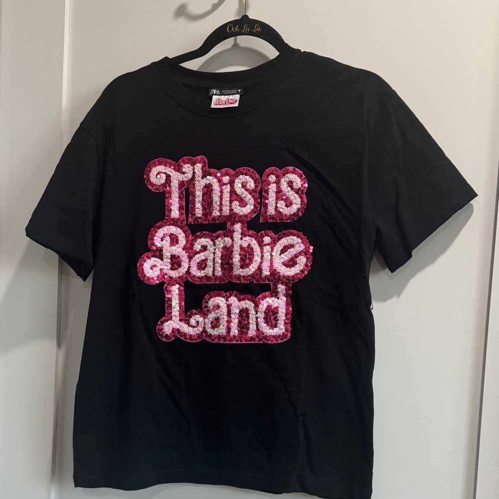 Black and Pink Kids T-Shirt with Graphic Design